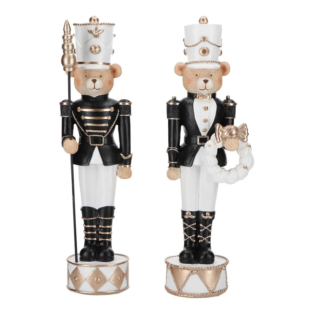 Sett med bamse soldater 32 cm