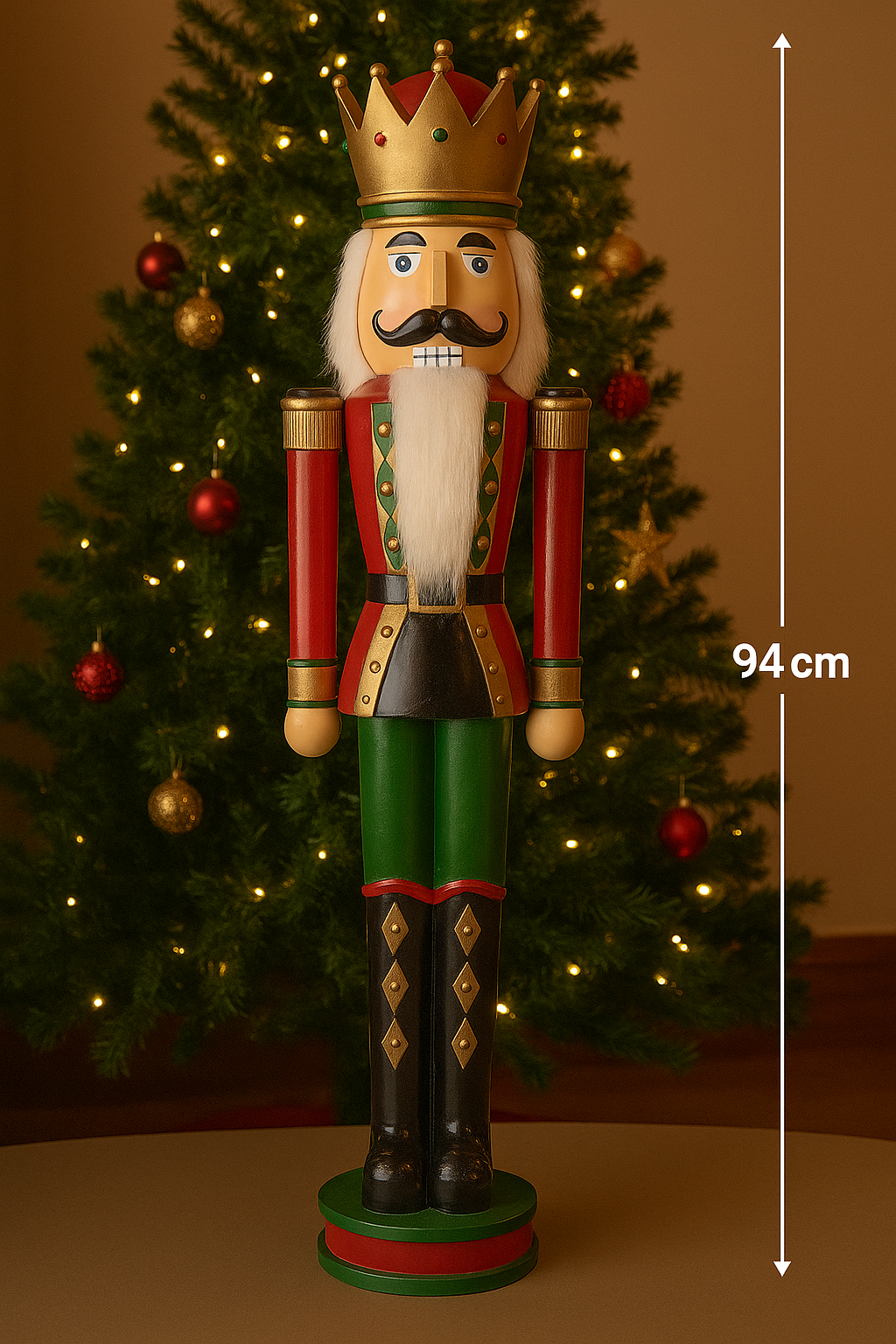 Luksuriøs nøtteknekker i glassfiber 94 cm