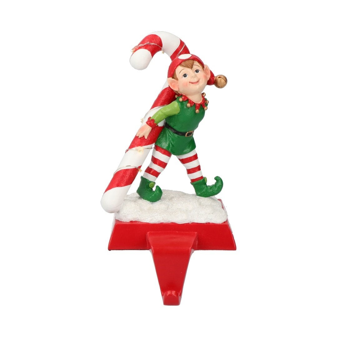 Strømpehenger Alv med LED-lys 22,5 cm