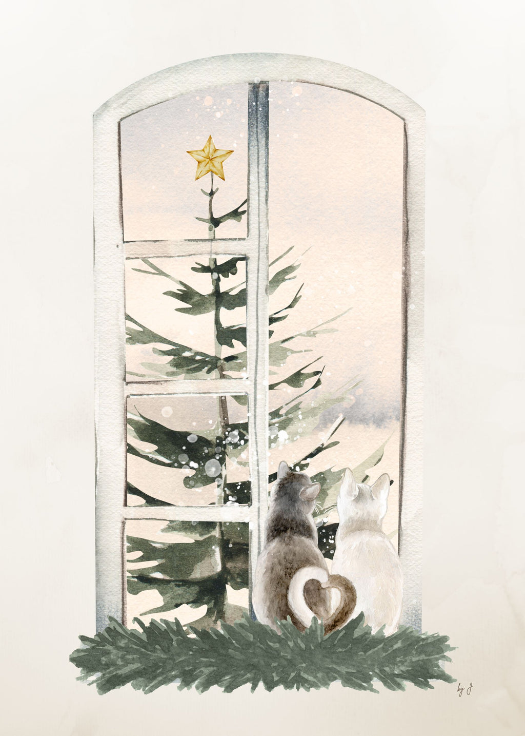 Purrfect Christmas poster