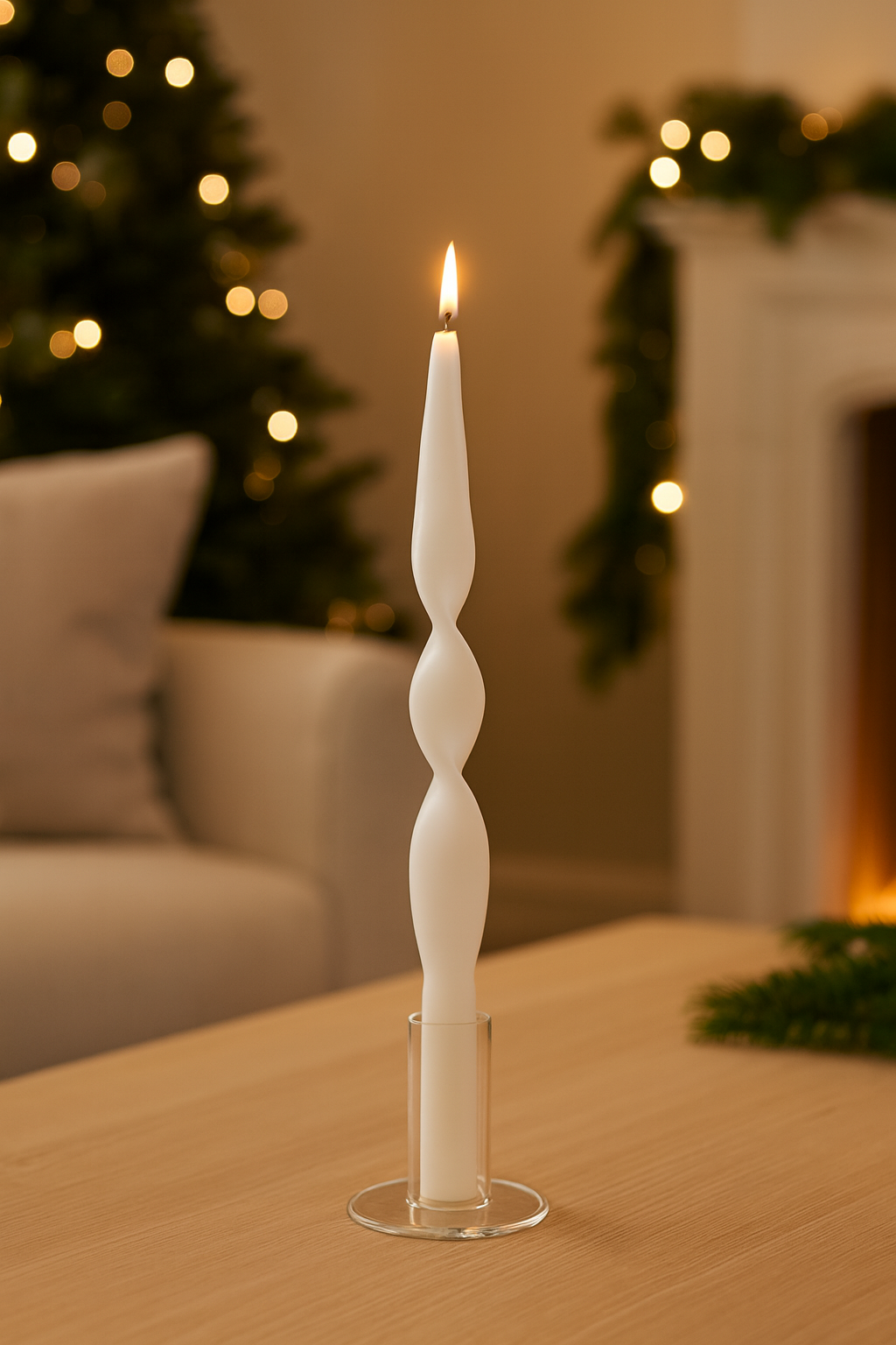 Lysestaker blank 5 cm