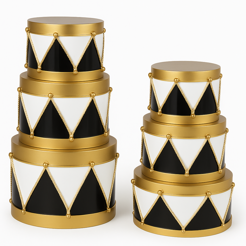 Dekor trommesett 31,8 cm