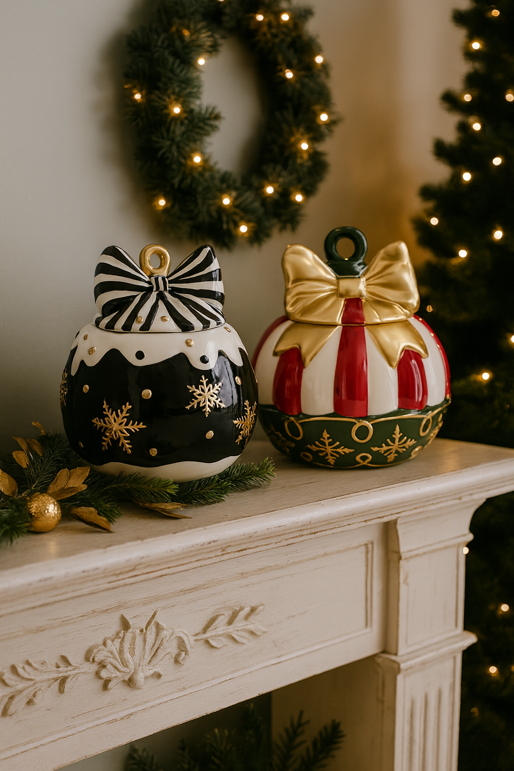 Kakeboks julekule 17,5 cm