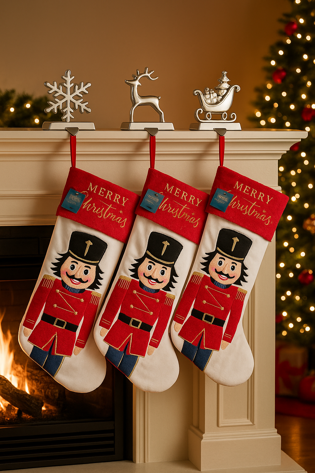 Strømpehengere ulike motiv 16 cm