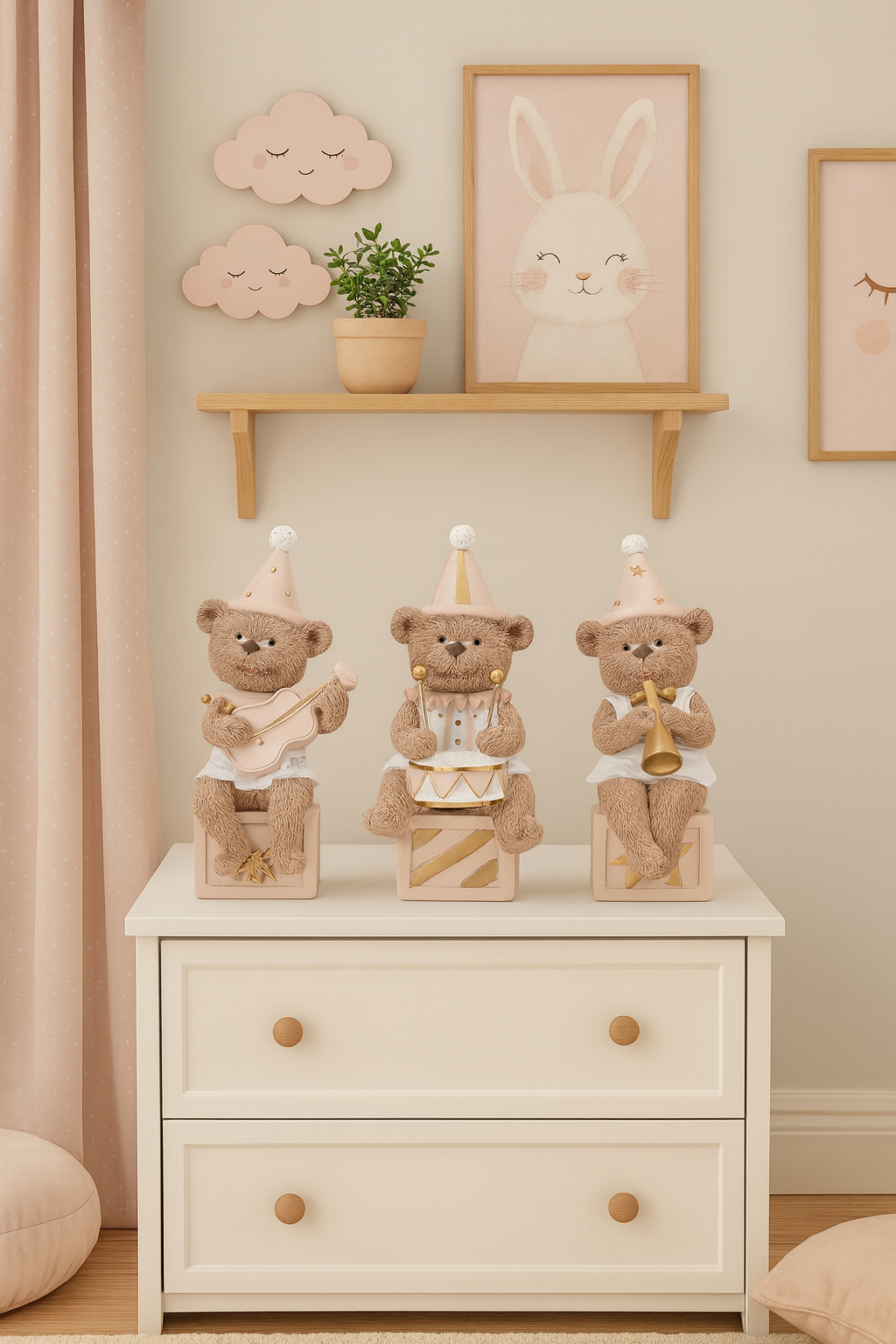 Bamser med instrument 20 cm